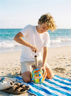 Strandbal Volleybal/Voetbal Summerprint incl. Pompje thumb 3